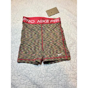 Nike Pro Multicolor Performance Shorts‎ Women's Size XS